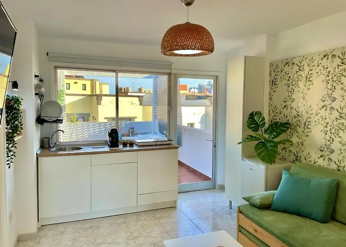 公寓 Brisas Penthouse By Sunhousescanarias *