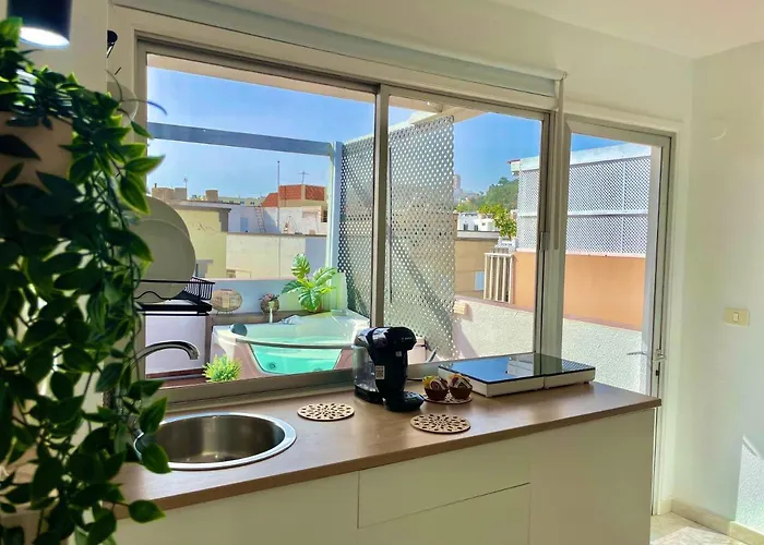 公寓 Brisas Penthouse By Sunhousescanarias *